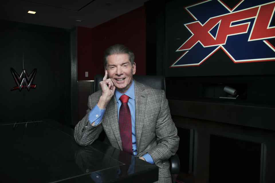 Vince McMahon, presidente y director ejecutivo de World Wrestling Entertainment, en Stamford, Connecticut, el 24 de enero de 2018. (Jesse Dittmar/The New York Times).