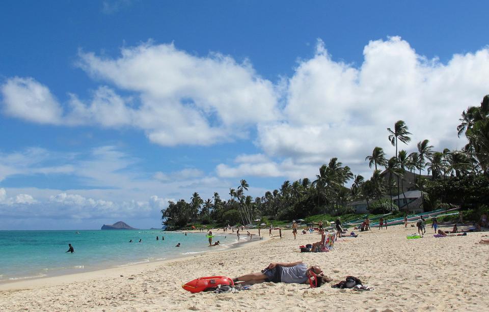 Lanikai Beach in Kailua, Hawaii