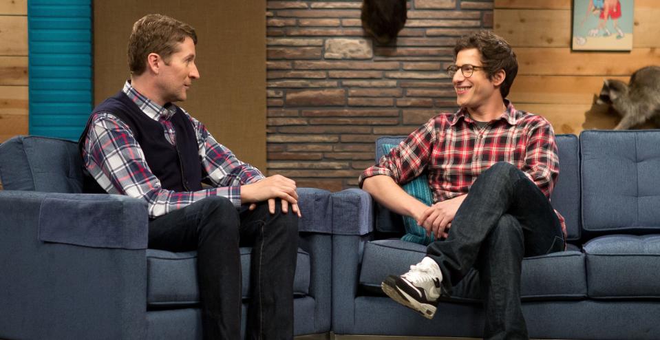 Scott Aukerman and Andy Samberg in 'Comedy Bang! Bang!'