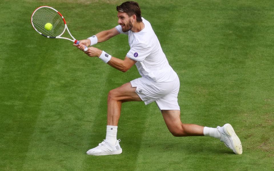 cameron norrie vs steve johnson live wimbledon 2022 latest results - REUTERS