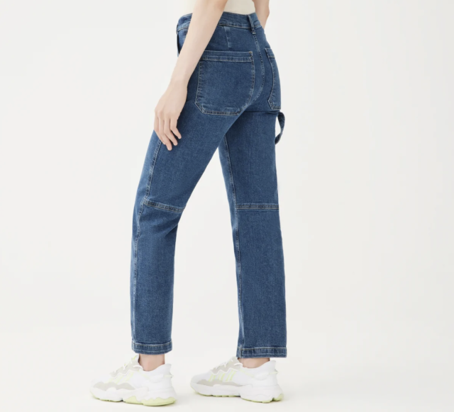 Pull-On Tapered Utility Pants with Washwell