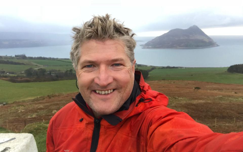 Robin McKelvie on the Isle of Arran in Scotland