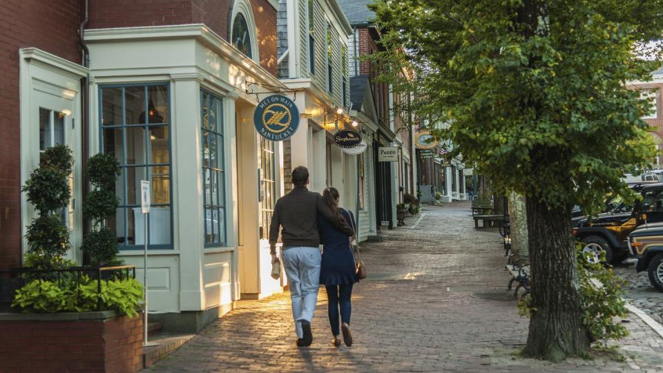 view of nantucket village