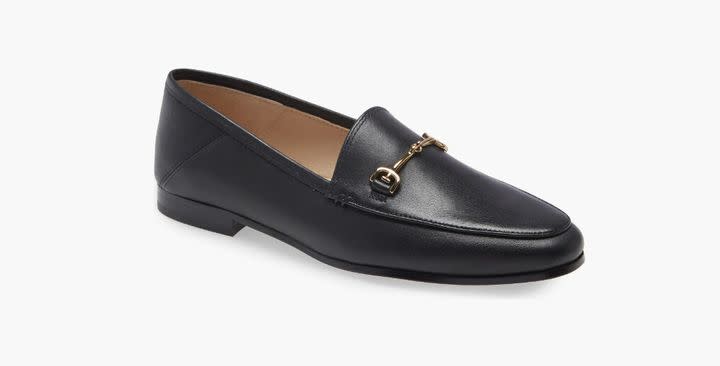 A pair of classic, menswear-inspired loafers