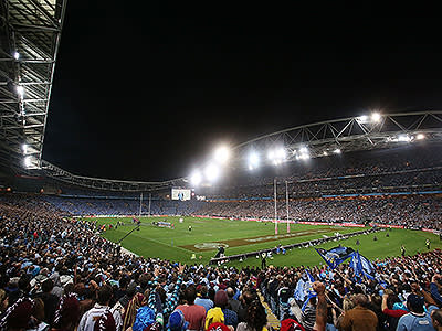 ANZ Stadium is packed to the rafters for Game I.