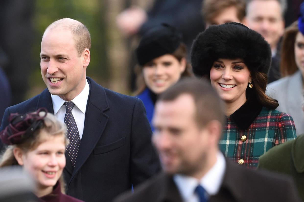 The Duke and Duchess of Cambridge pictured together over Christmas: PA Wire/PA Images