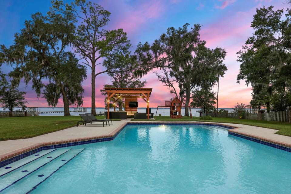 Breathtaking sunsets and panoramic views drove 11032 W. Riverport Drive to the top of the list when it sold Jan. 9 for $3.5 million. Situated on about 1.6 acres along the St. Johns River, the seven-bedroom, 5.5-bath home was fully renovated in 2021, including a newly designed outdoor living space.