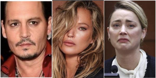 Amber Heard mintió; Kate Moss declaró que Johnny Depp nunca la aventó por la escuela cuando salían 