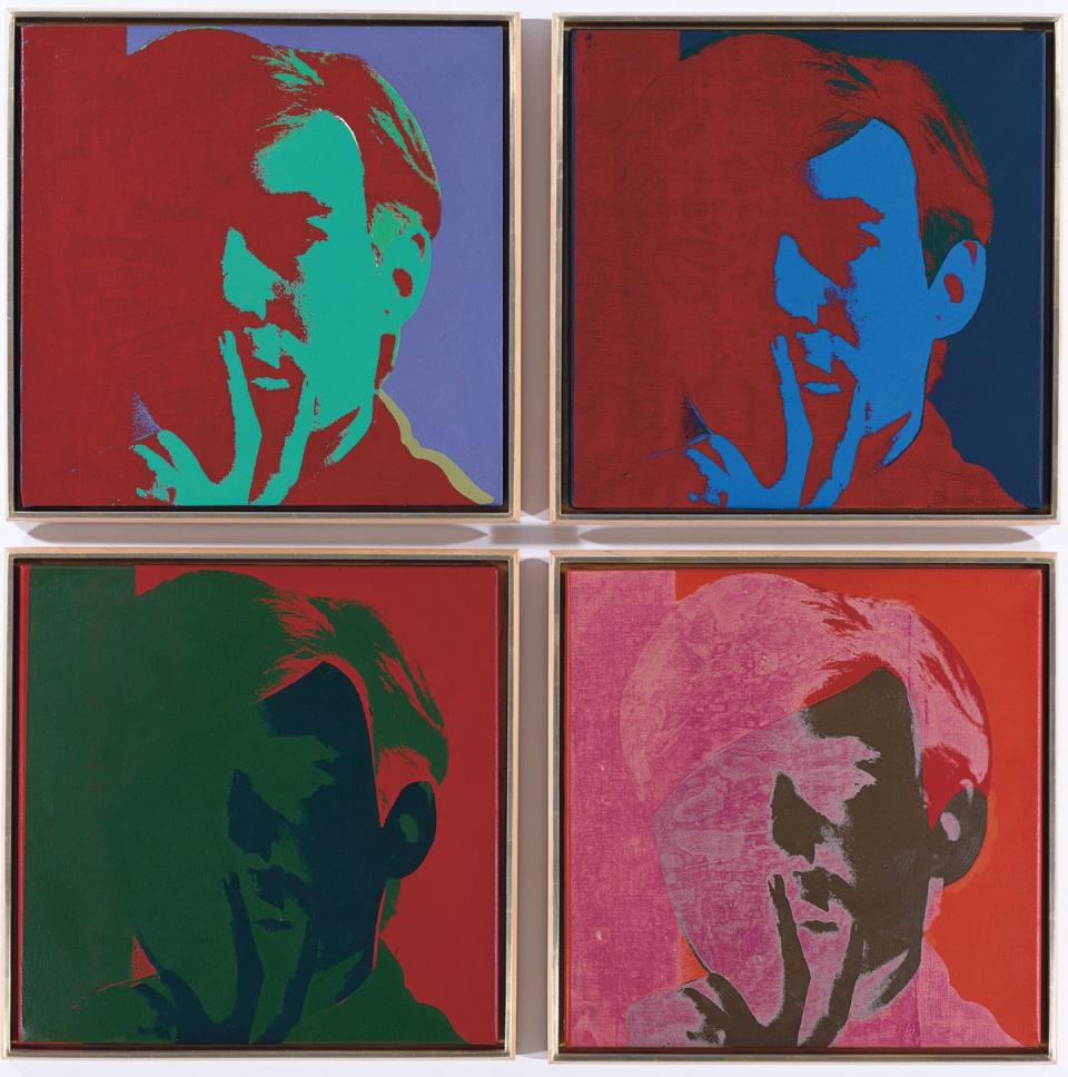 Andy Warhol, Self Portrait (1966-7) (The Andy Warhol Foundation for the Visual Arts, Inc.)