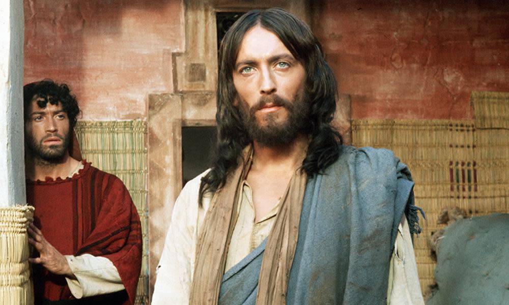 Robert Powell in the title role from the 1977 TV drama Jesus of Nazareth