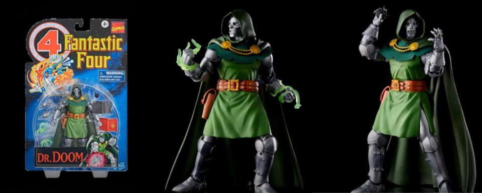 Marvel Legends '90s throwback Dr. Doom figure.