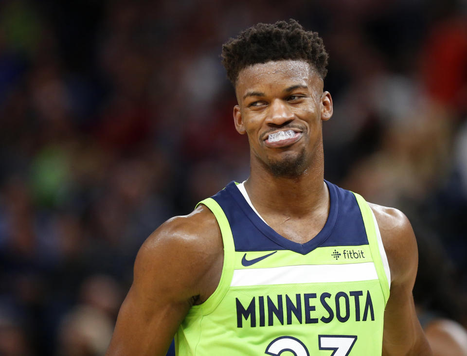 Jimmy Butler is sitting out Wednesday’s game. (AP Photo)