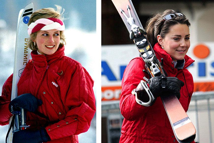<p>Sogar die Ski-Ausrüstung ähnelt sich. (Bilder: Getty) </p>