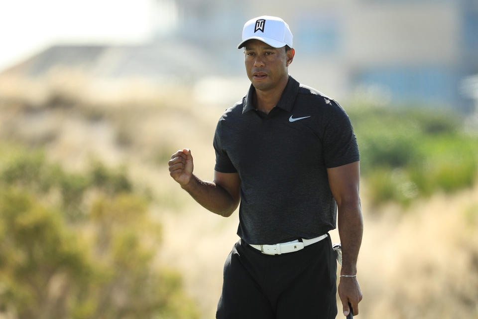 Tiger Woods is back. (AP)