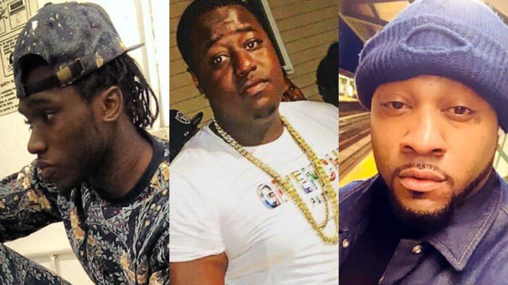 Dashawn Reid, John Jeff and Deshawn Bush all killed in a violent weekend in New York City (New York Daily News, acquired from social media)