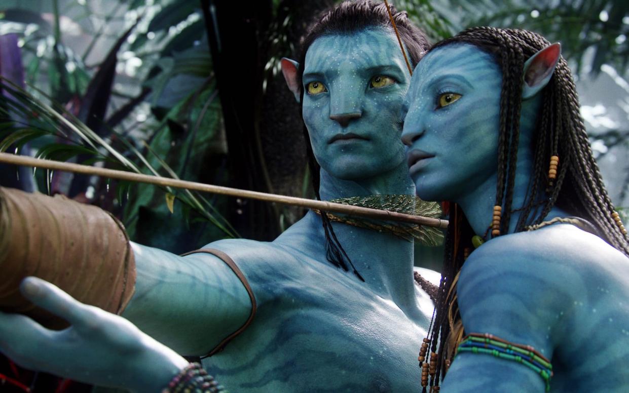 The avatars of Sam Worthington and Zoe Saldana in James Cameron's original film