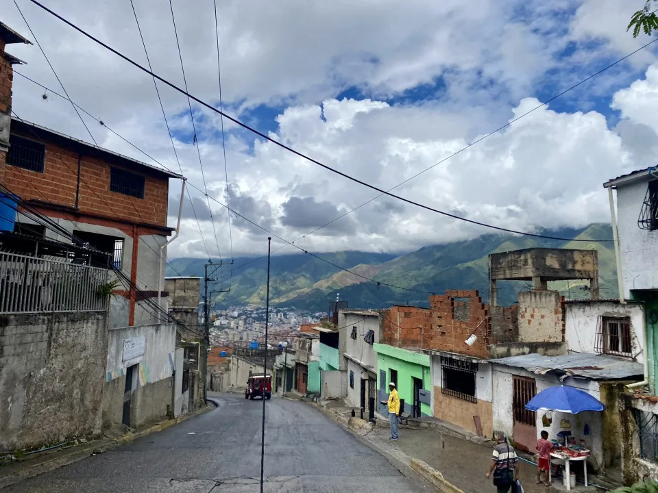 View of street in Petare