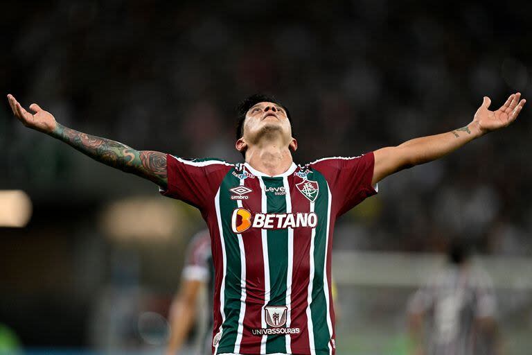 Germán Cano, el hombre del gol de Fluminense en esta Copa Libertadores: el argentino surgido de Lanús consiguió 12 tantos en el campeonato en 2023.