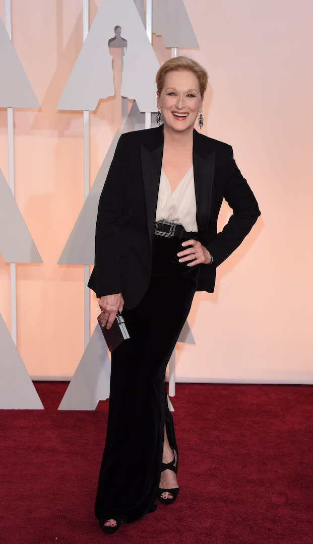 Meryl Streep bei der Oscarverleihung am 22. Februar 2015