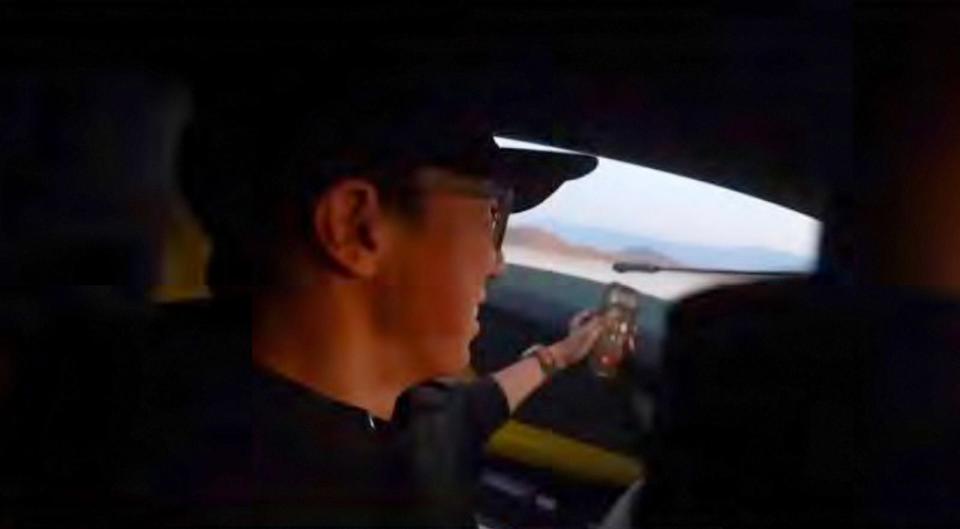 PHOTO: Prosecutors say Suk Min Choi, aka Alex Choi, appears in this still from the video 'Destroying a Lamborghini with Fireworks' included in a complaint. (U.S. Department of Justice)