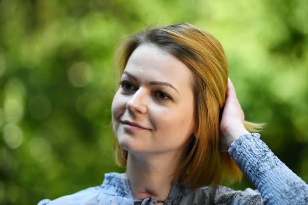 Yulia Skripal speaks to a journalist two months after being poisoned in 2018 (Photo: WPA Pool via Getty Images)