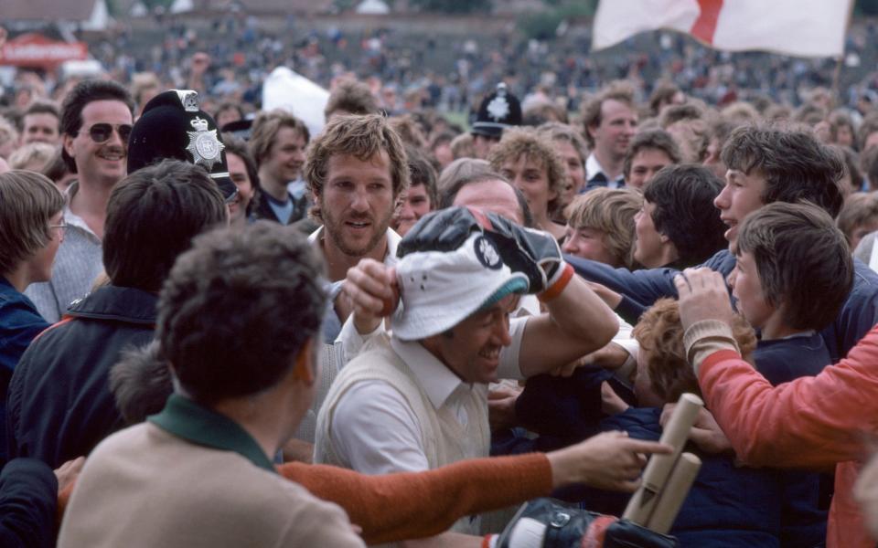 Bob Taylor and Ian Botham