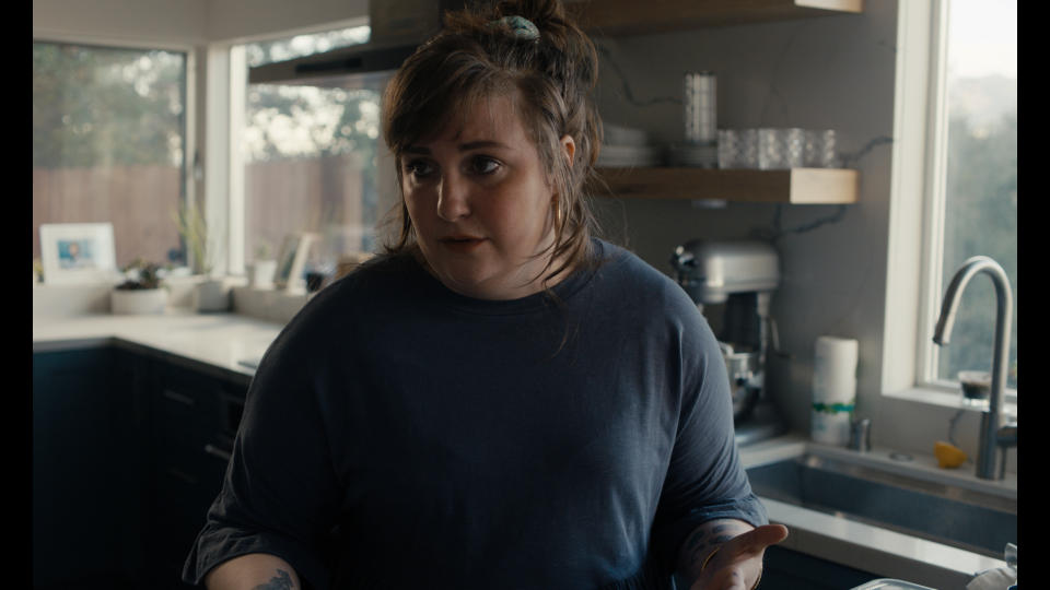 Writer/director Lena Dunham in a scene from her latest film, Sharp Stick. (Photo: Courtesy Utopia Distribution)