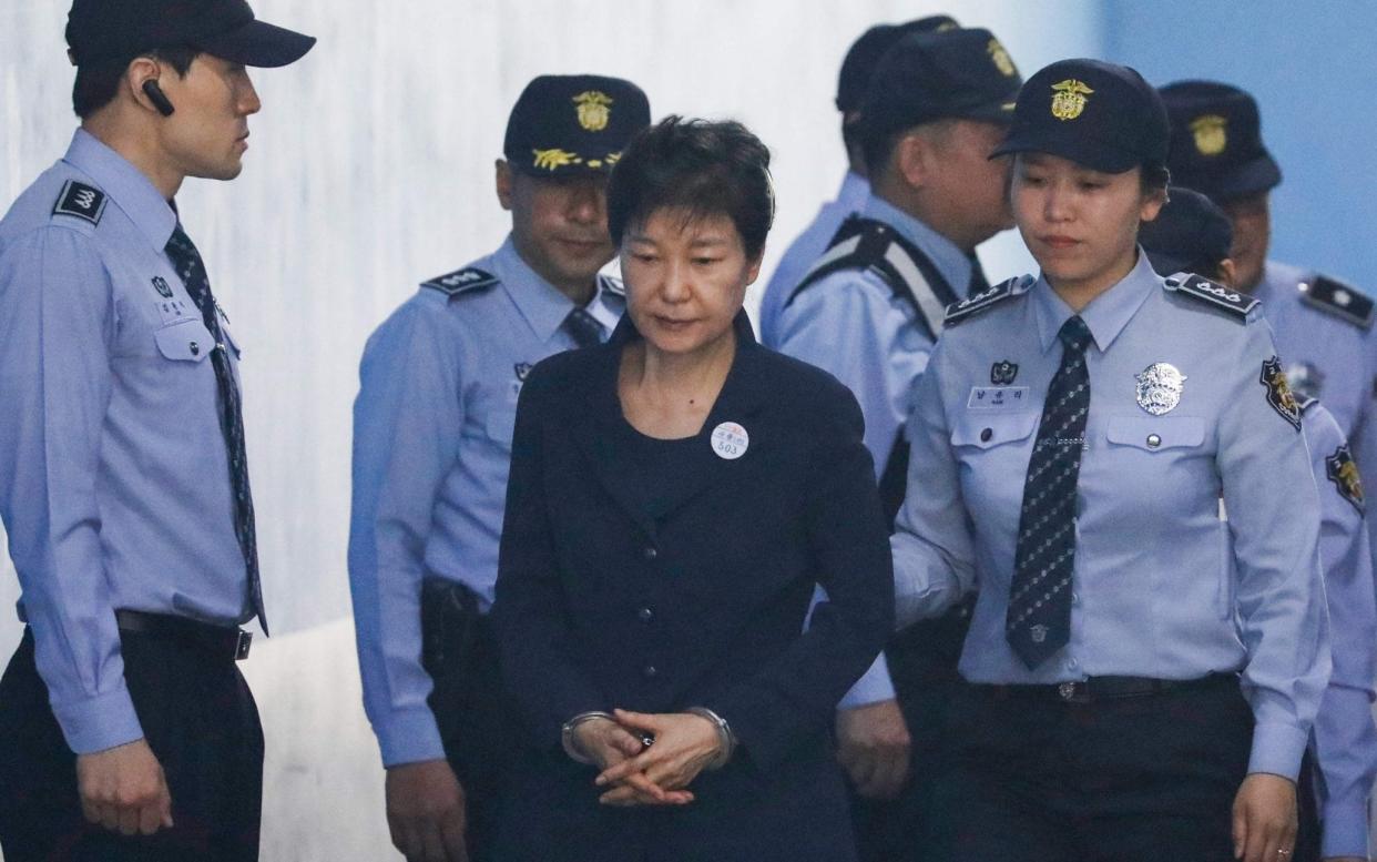 Park faced charges of abuse of power, bribery and coercion - AFP