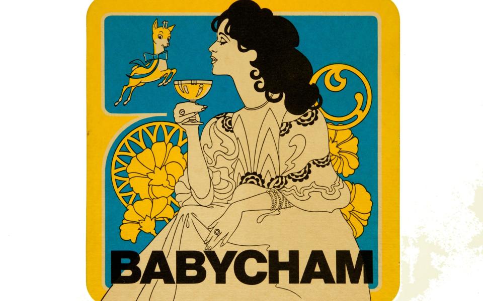 A Babycham beer mat: the first alcoholic drink to be advertised on British television