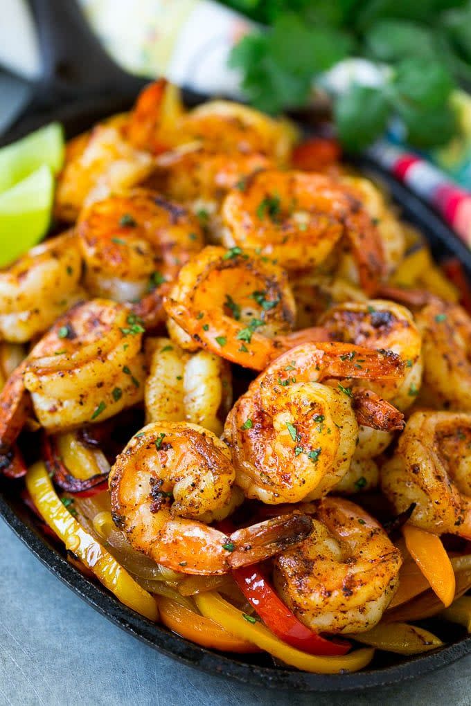 Shrimp Fajitas