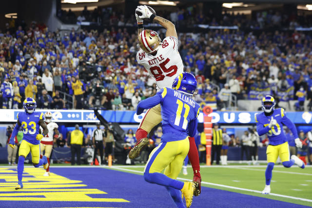 Jimmy Garoppolo hits George Kittle as 49ers take 10-point lead