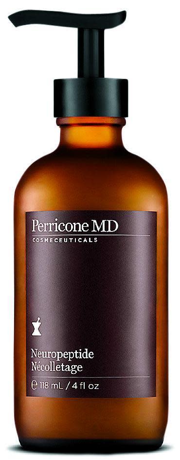 perricone MD Neuropeptide Nécolletage £128 (perriconemd.co.uk).