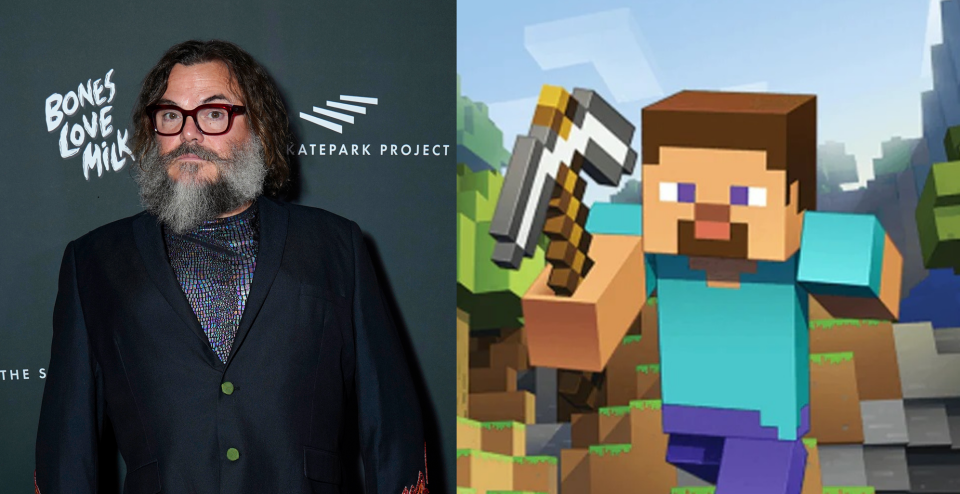 傑克·布萊克將在《Minecraft》真人電影飾演主角史帝夫（圖片來源：Presley Ann / Getty Images / Microsoft）