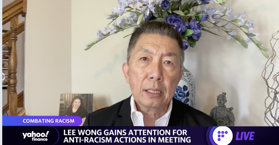 “It was time for me to say something needed that needed to be said,” Lee Wong told Yahoo Finance