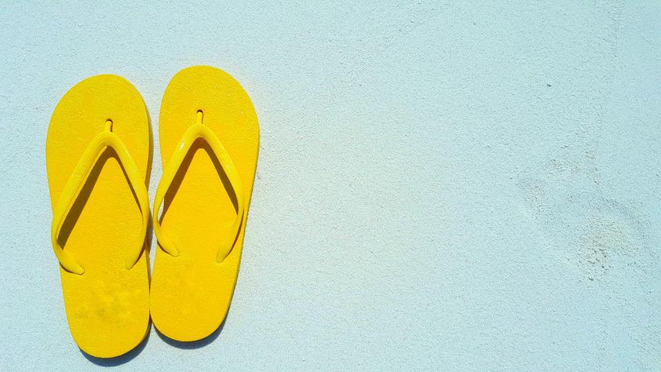 Flip-flops are fine for your feet