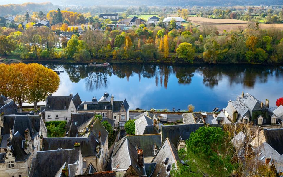 The medieval country seen from the Royal Fortress in Chinon, Loire - Getty