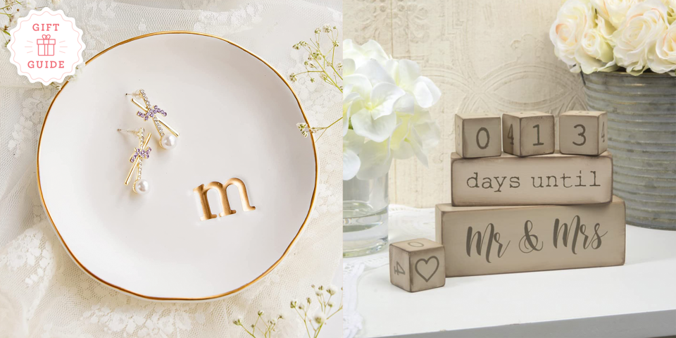 Only $14 on Amazon, This Personalized Ring Dish Is a Perfect Engagement Gift