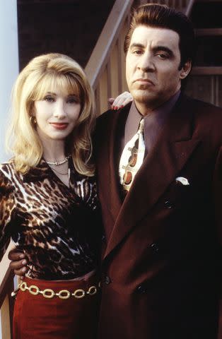 <p>HBO</p> Maureen and Steven Van Zandt on the Sopranos