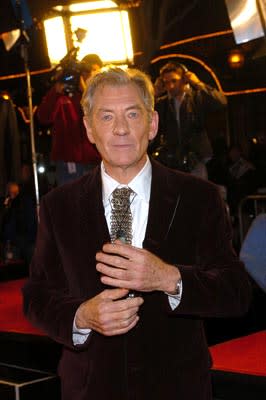 Ian McKellen at the LA premiere of New Line's The Lord of the Rings: The Return of The King