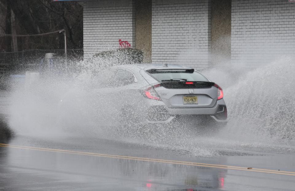 Between 2 and 3 inches of rain fell on Saturday , March 9, 2024, in North Jersey.