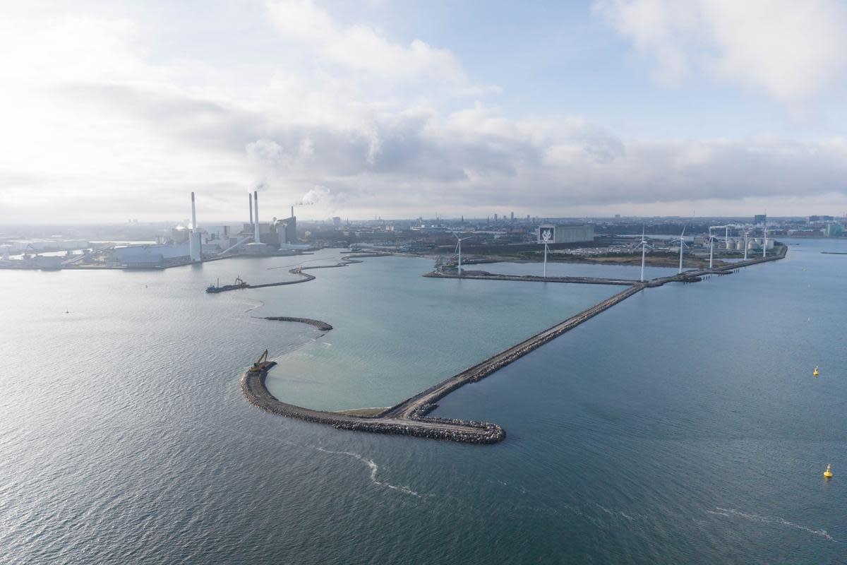 Lynetteholm artificial island Copenhagen