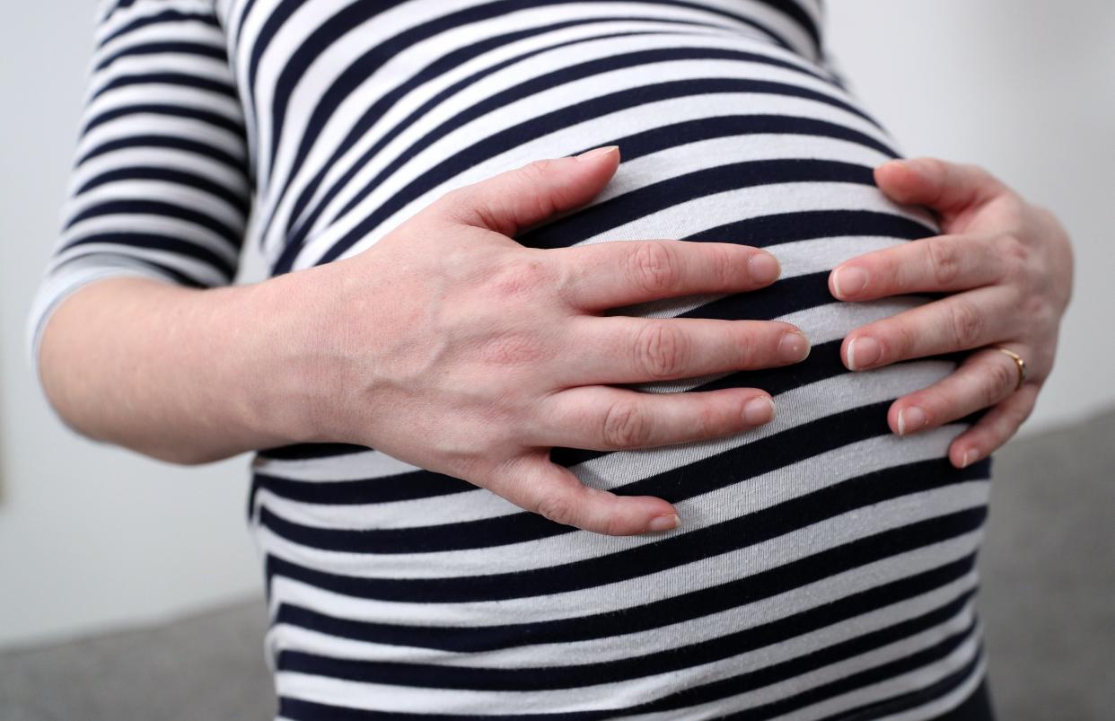 Pregnant women are being recruited for a trial looking at what the best dosing gap for Covid-19 vaccine doses is (Andrew Matthews/PA) (PA Archive)