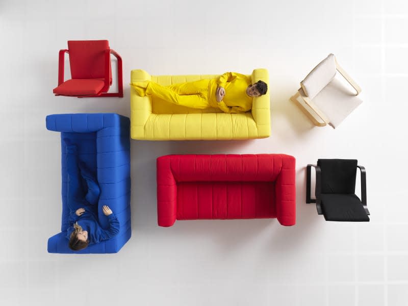 Ikea nytillverkad klippan poäng redesigns.