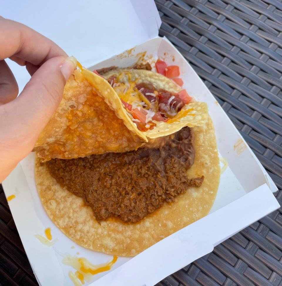 Inside Taco Bell's Mexican Pizza