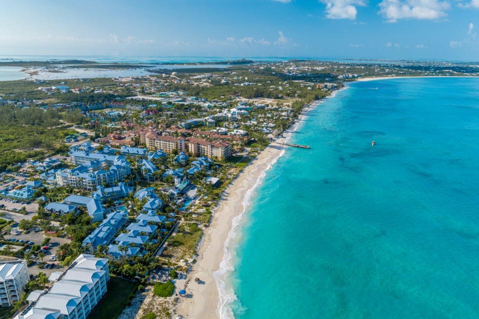 The sprawling Beaches Turks & Caicos from the air (Beaches)