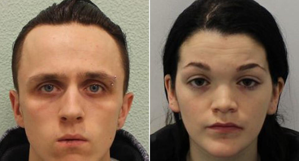 Adrian Hoare failed to prevent her boyfriend Stephen Waterson from allegedly squashing Alfie. (PA)