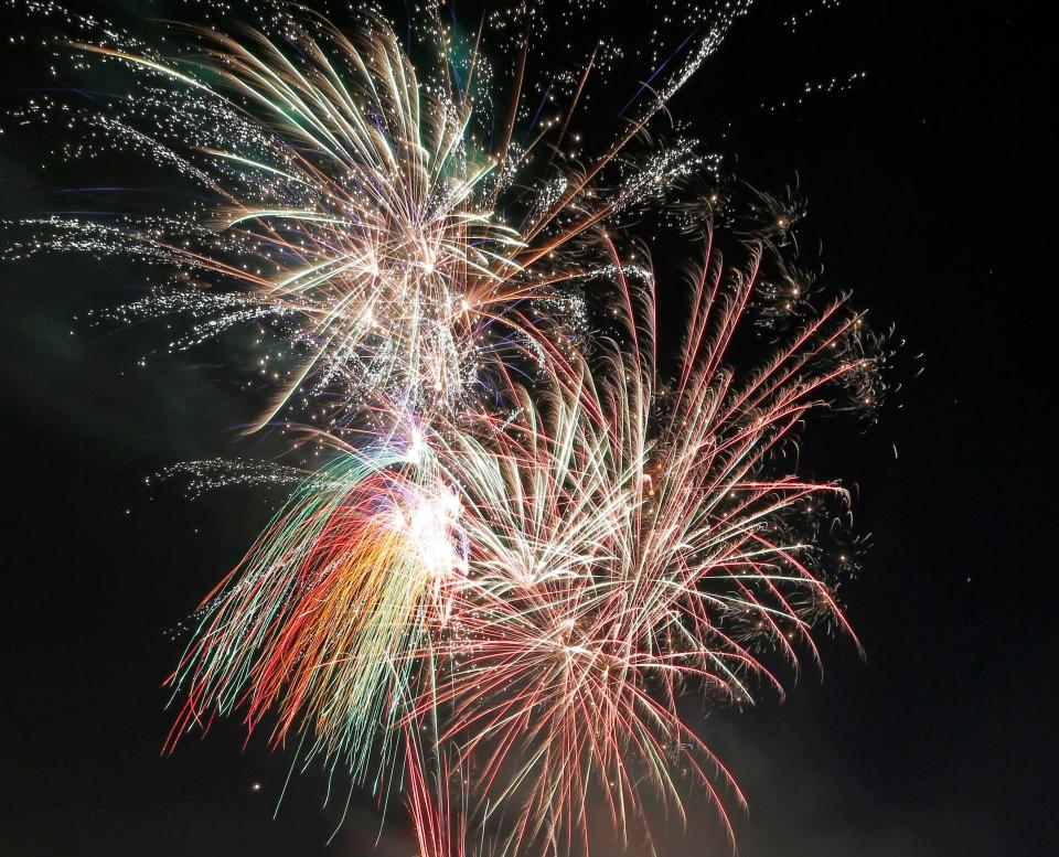 Independence Day is celebrated with fireworks in Jackson, Miss.