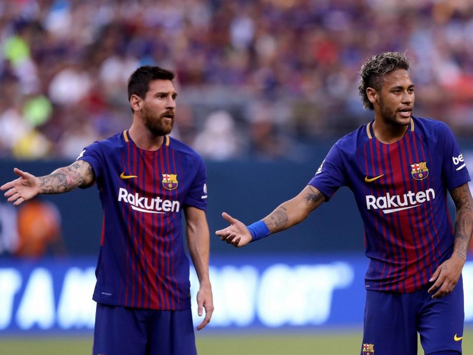 Messi and Neymar are just two of the stars Barcelona are heavily using for press events (Getty)