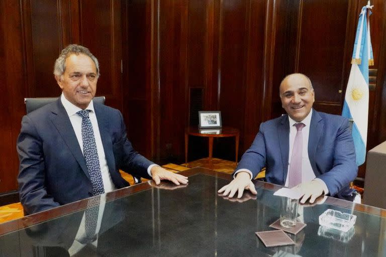 Daniel Scioli y Juan Manzur, esta tarde en Desarrollo Productivo