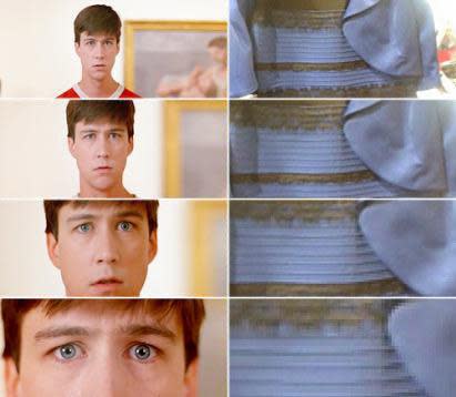 The one image that will help you understand the mystery of the white and  gold dress